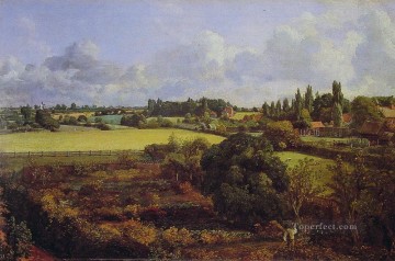 Golding Constables Kitchen Garden a Romantic landscape John Constable Oil Paintings